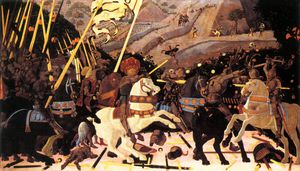 Paolo Uccello - Battle of San Romano - Niccolò da Tolentino