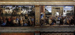 Sandro Botticelli - SistineChapel - Scenes on the left wall