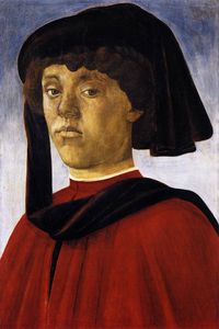 Sandro Botticelli - portrait - Portrait of a Young Man