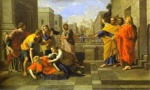 Nicolas Poussin - The Death of Sapphira