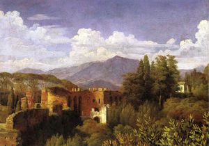 François Edouard Picot - View from the Villa Medici