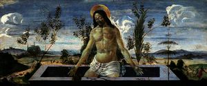 Sandro Botticelli - Predella panel depicting the Resurrection