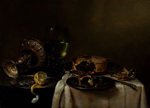 Willem Claesz Heda - Still Life of Food and Drink