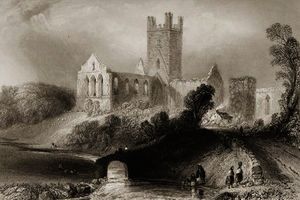 William Henry Bartlett - Jerpoint abbey