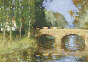 Pierre-Eugène Montézin - Bridge upon the River
