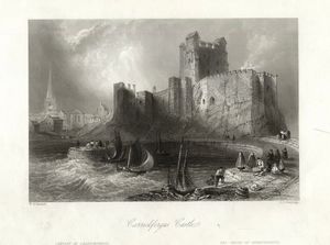 Thomas Allom - Carrickfergus castle