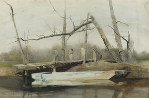 Andrew Wyeth - Riverboat