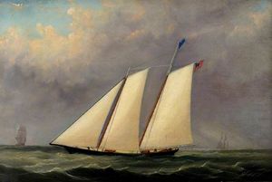 Arthur Wellington Fowles - The Yacht -America-