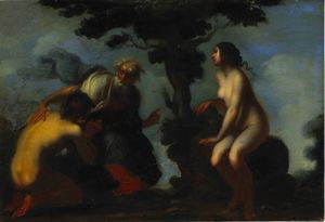 Francesco Furini - Adam and Eve