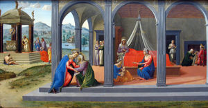Francesco Granacci - Scenes from the life of Saint John the Baptist