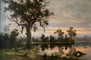 Henry James Johnstone - On the Murray Flats, South Australia , (1880)