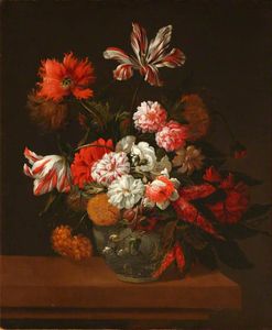 Jean Baptiste Monnoyer - Flowers in a China Vase