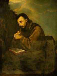Lodovico Cardi (Cigoli) - Saint Francis in Prayer
