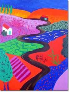 David Hockney - Landscape in Memory