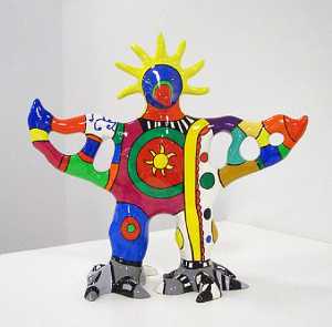 Niki De Saint Phalle - Sun god vase