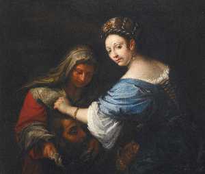 Francesco Del Cairo - Judith with the head of Holofernes