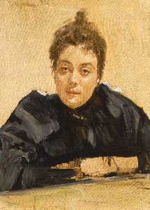 Valentin Alexandrovich Serov - Portrait of a Lady said to be Maria Vasilievna Yakunchikova