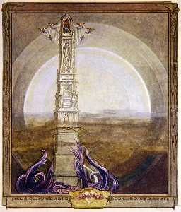 Franz Von Bayros - Illustration from Dante's 'Divine Comedy', Paradise, Canto I