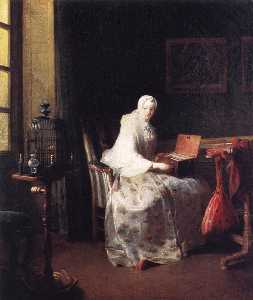Jean-Baptiste Simeon Chardin - The Canary