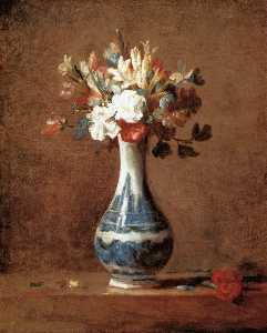 Jean-Baptiste Simeon Chardin - A Vase of Flowers