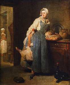 Jean-Baptiste Simeon Chardin - The Provider (La Pourvoyeuse)