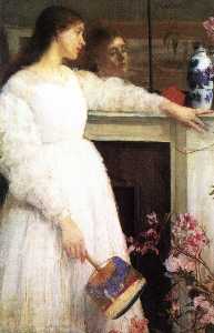 James Abbott Mcneill Whistler - The Little White Girl Symphony in White, No. 2