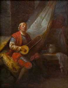 Jean Baptiste Le Prince - Musician in a Russian Costume