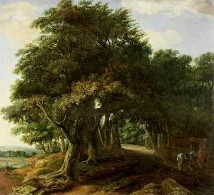 Philips De Koninck - Landscape The Edge of a Wood