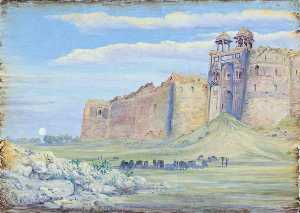 Marianne North - Gate of the Old Fort, Delhi