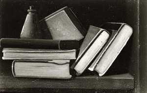 John Frederick Peto - Books and Ink Bottle, (painting)