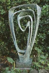 Dame Barbara Hepworth - Garden Sculpture (Model for Meridian)