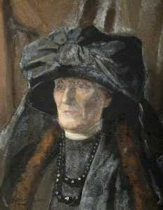 Nestor Cambier - Portrait of an Unidentified Widow