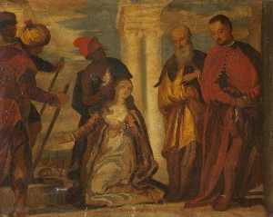 Joseph Arthur Palliser Severn - Saint Agata Martyr (after Paolo Veronese)