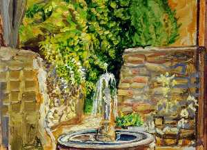 Francis Ferdinand Maurice Cook - Fountain at Le Coin