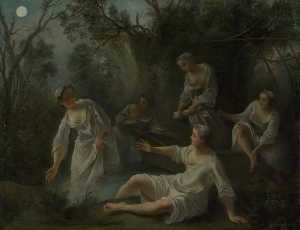 Nicolas Lancret - The Four Times of Day Evening
