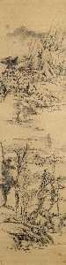 Bada Shanren - Landscape in the style of Wang Meng, (c. 1309 1385)