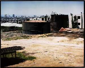 John Humble - View of Long Beach from 21st and Ohio Sts., Signal Hill, from the Los Angeles Documentary Project