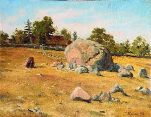 Grigory Gurkin - Landscape with Rocks