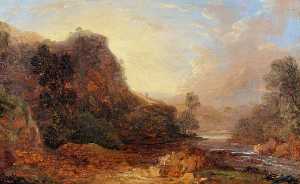 Benjamin Barker Ii - View of Llandysilio Vale, near Llangollen