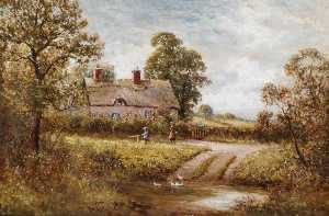 John Bonny - Duck Pond (painted under the pseudonym W. Norris)