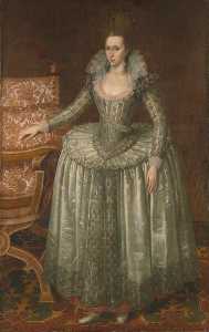 John De Critz The Elder - Anne of Denmark