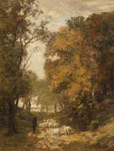 William Mouncey - Autumn in the Woods
