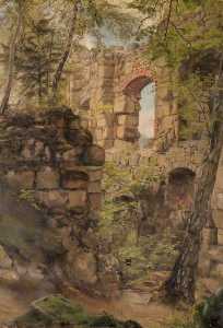 Henry Straker - Ruins in a Wood
