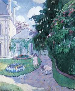 Milly Childers - Garden at Caudebec, Normandy, France