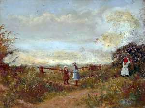 Harold Hopps - Wild Roses on the Wirral