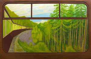 Anna Todd - View from a Railway Carriage Cei Mawr