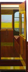 Anna Todd - View from a Railway Carriage Beginning of the Carriage