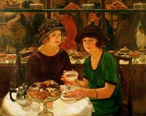 Mabel Frances Layng - The Tea Table