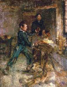 Henry Ossawa Tanner - Study for the Young Sabot Maker