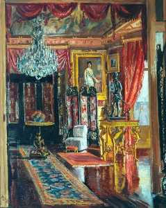 Marie Louise Roosevelt Pierrepont - Red Drawing Room, Cliffe Castle